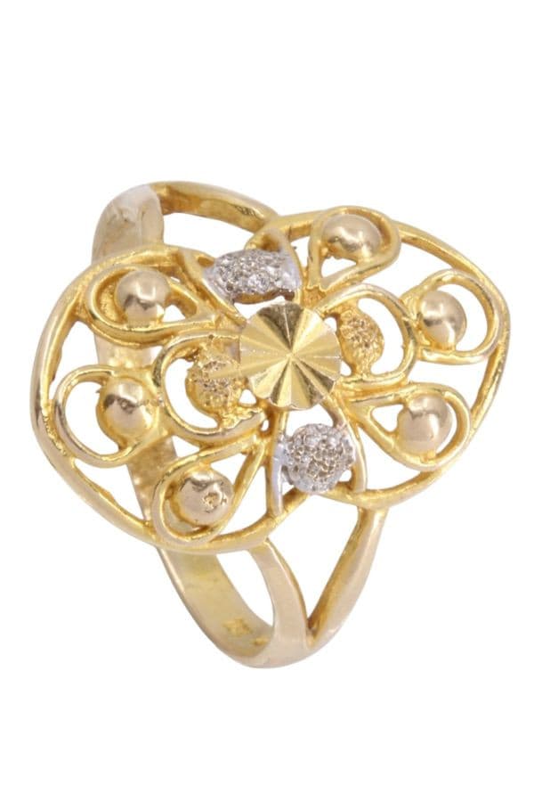 BAGUE MODERNE AJOURÉE — vue 5