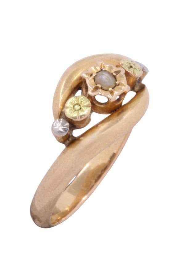 BAGUE PERLE NAPOLÉON III — vue 3