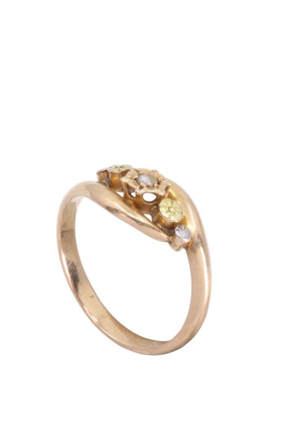BAGUE PERLE NAPOLÉON III — vue 4