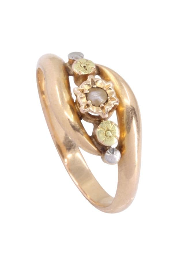 BAGUE PERLE NAPOLÉON III — vue 5