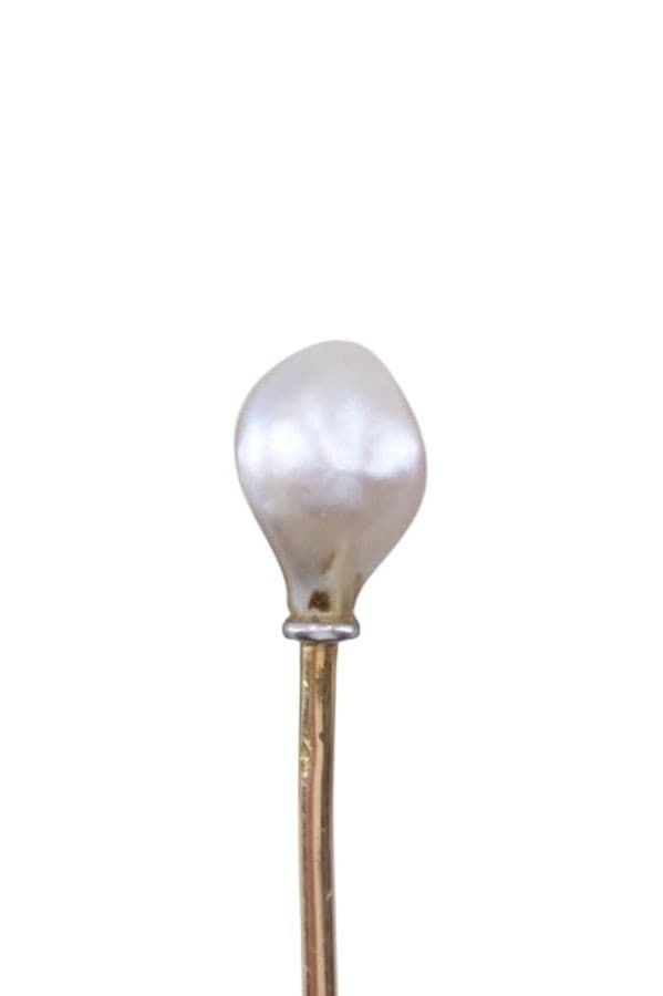 EPINGLE ANCIENNE PERLE — vue 2
