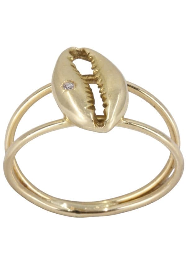 BAGUE CAURIS DIAMANT — vue 1