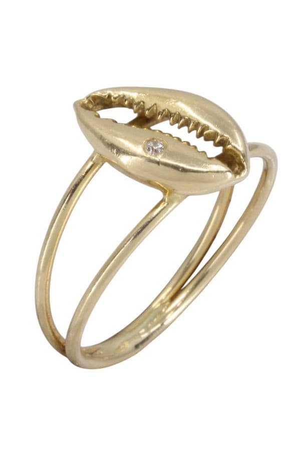 BAGUE CAURIS DIAMANT — vue 3