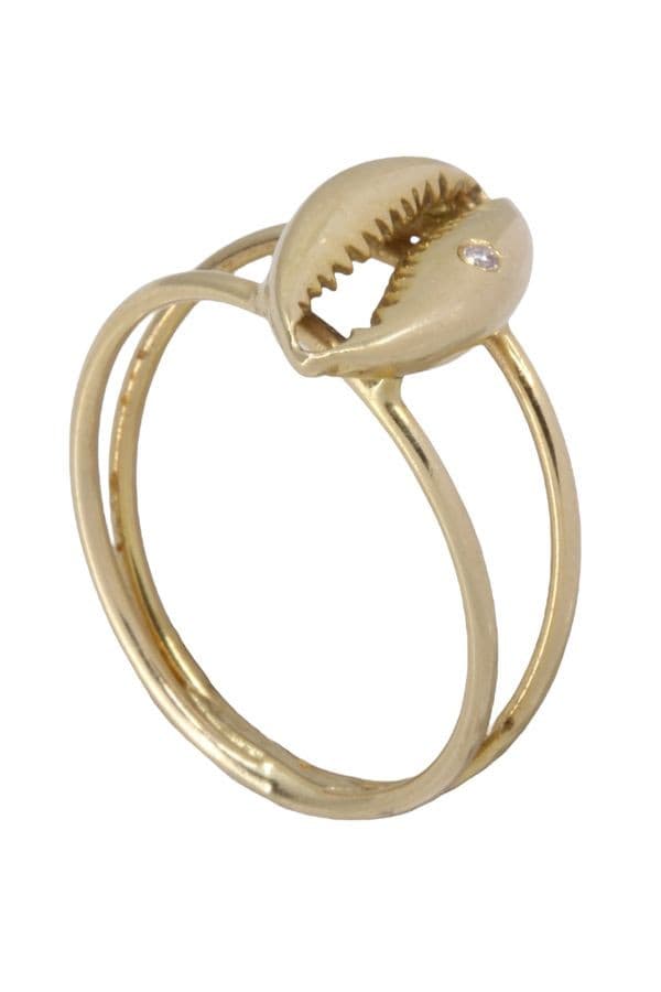 BAGUE CAURIS DIAMANT — vue 4