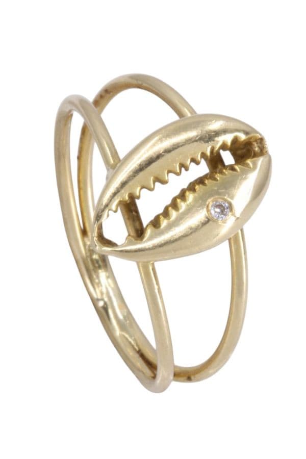 BAGUE CAURIS DIAMANT — vue 5