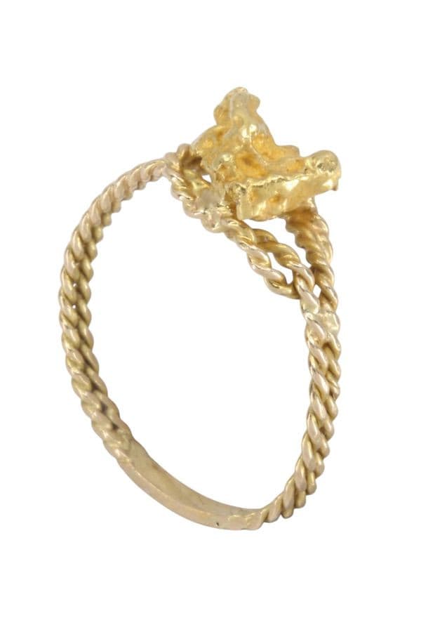 BAGUE PÉPITE NATURELLE — vue 4
