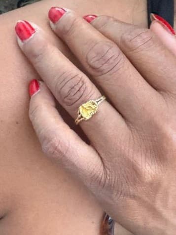 BAGUE PÉPITE NATURELLE — vue 2
