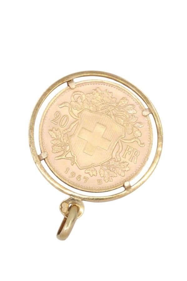 PENDENTIF PIÈCE 20 FRANCS — vue 3