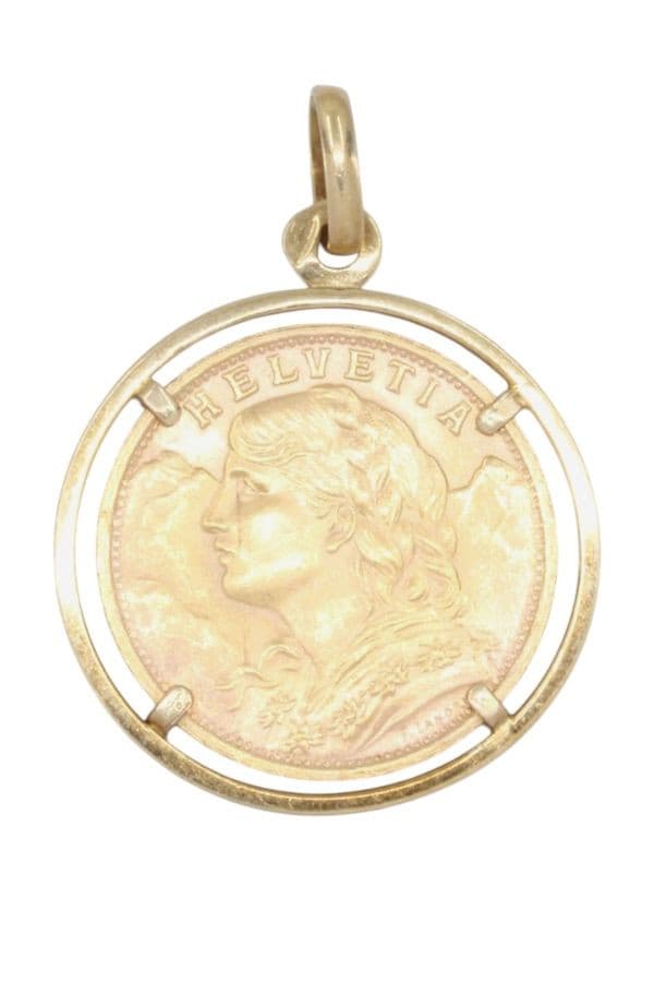 PENDENTIF PIÈCE 20 FRANCS — vue 1