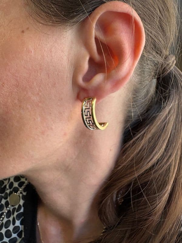 BOUCLES D'OREILLES MODERNES — vue 2