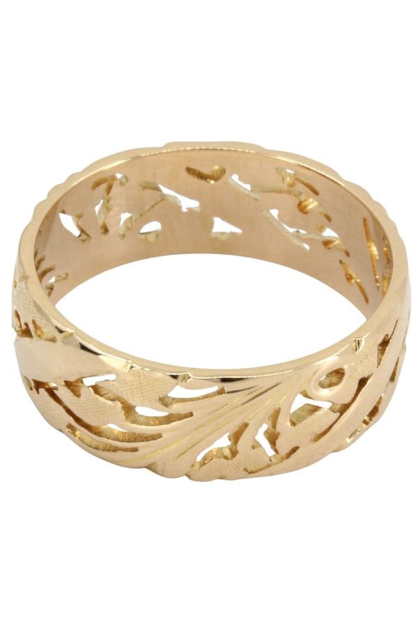 BAGUE FLORALE AJOURÉE — vue 2
