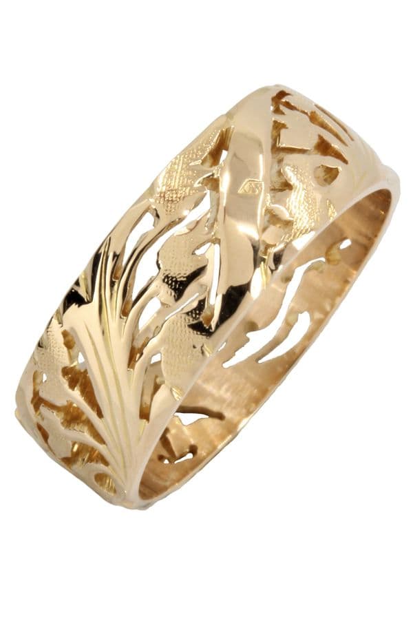 BAGUE FLORALE AJOURÉE — vue 3