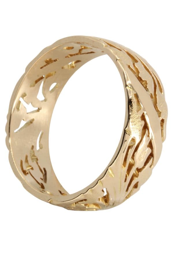 BAGUE FLORALE AJOURÉE — vue 4