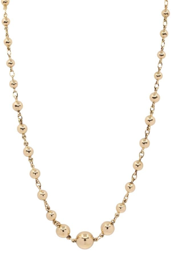 COLLIER BOULES EN CHUTE — vue 1