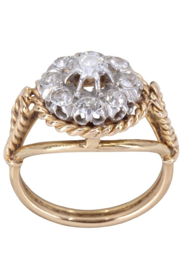 MARGUERITE DIAMANTS ANNÉES 50 — vue 1