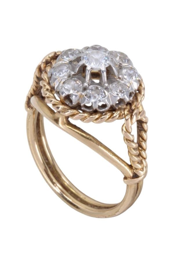 MARGUERITE DIAMANTS ANNÉES 50 — vue 4
