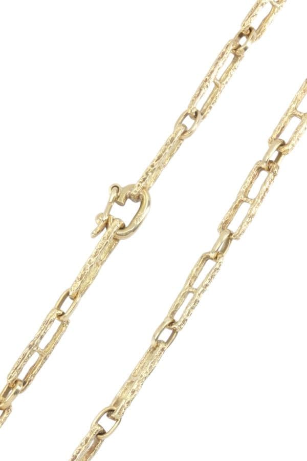 CHAINE ANCIENNE MAILLE RECTANGLE — vue 3