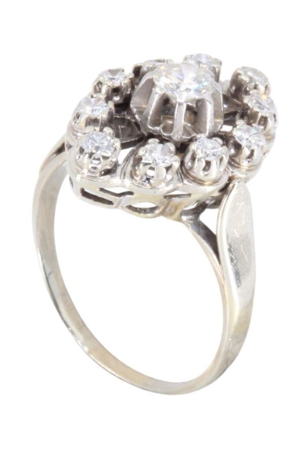 MARQUISE DIAMANTS ANNÉES 50' — vue 4