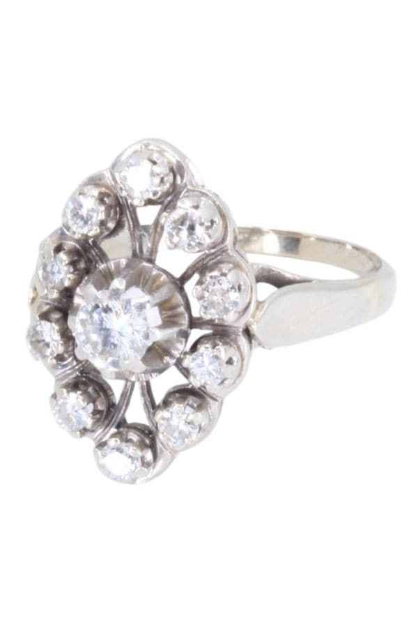 MARQUISE DIAMANTS ANNÉES 50' — vue 6