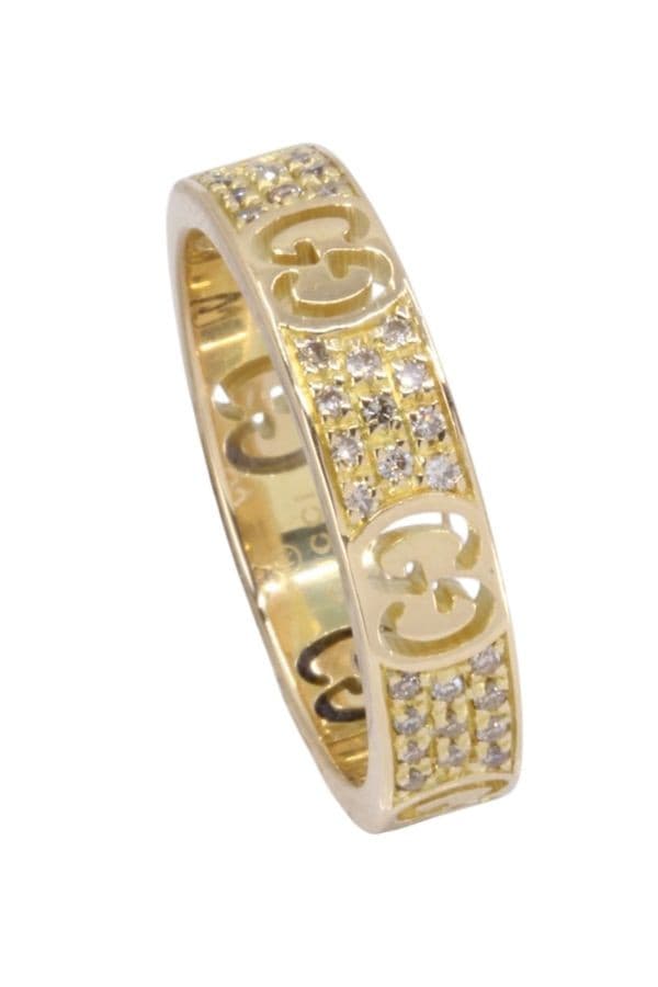 BAGUE GUCCI "ICON" DIAMANTS — vue 5