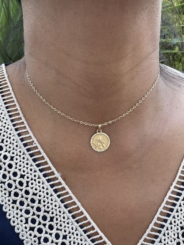MÉDAILLE ANGE RAPHAËL — vue 2