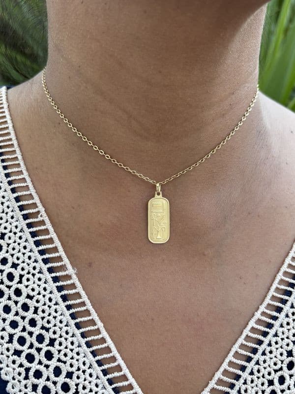 PENDENTIF CARTOUCHE ÉGYPTIEN — vue 2