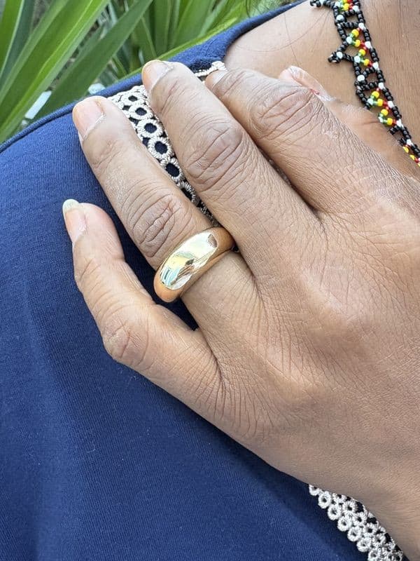 BAGUE JONC MODERNE — vue 2