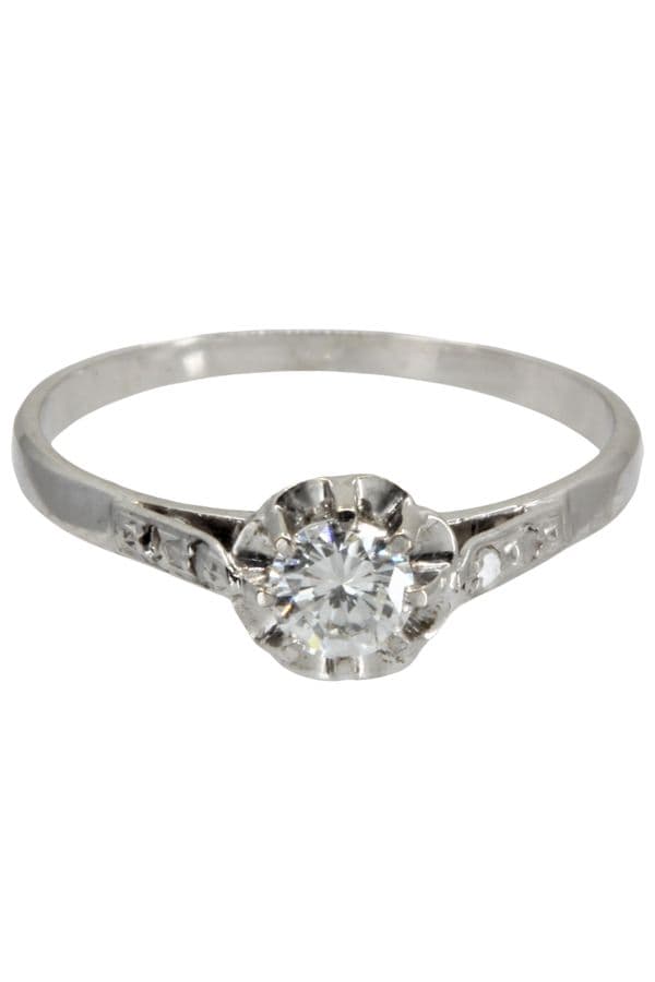 SOLITAIRE DIAMANT 0.25 CARAT — vue 2