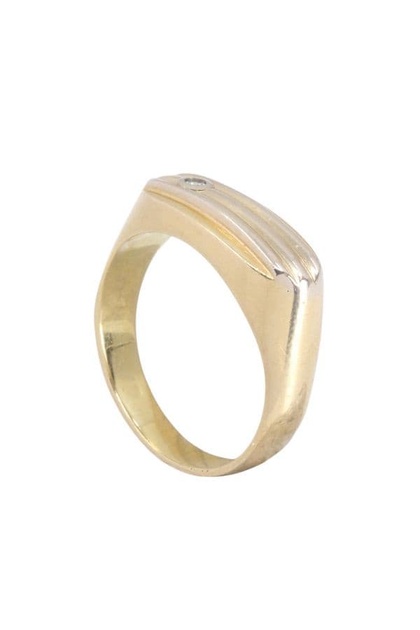 CHEVALIÈRE MODERNE DIAMANT — vue 4