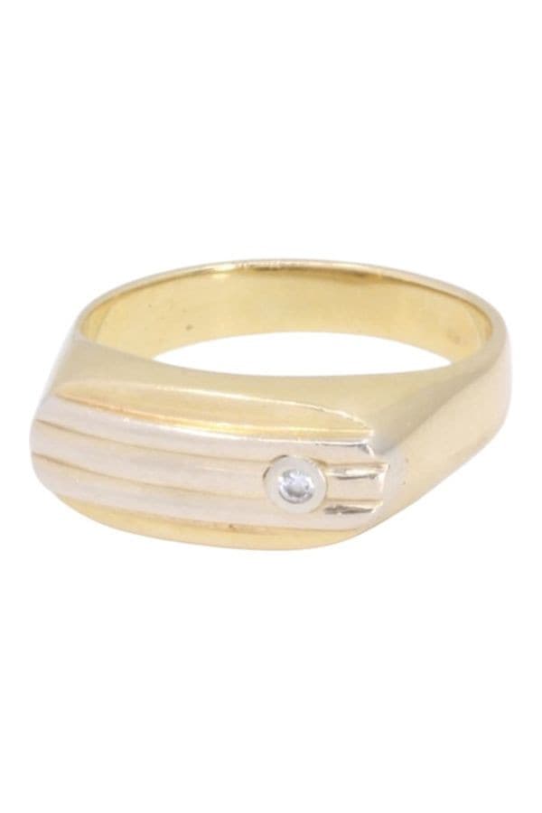 CHEVALIÈRE MODERNE DIAMANT — vue 6
