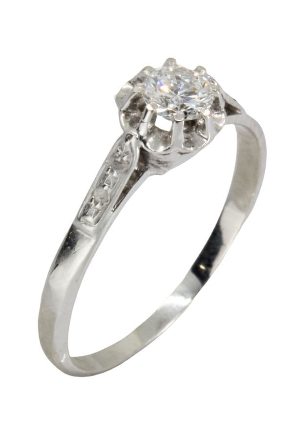 SOLITAIRE DIAMANT 0.25 CARAT — vue 4
