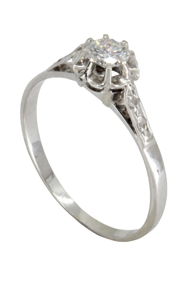 SOLITAIRE DIAMANT 0.25 CARAT — vue 5