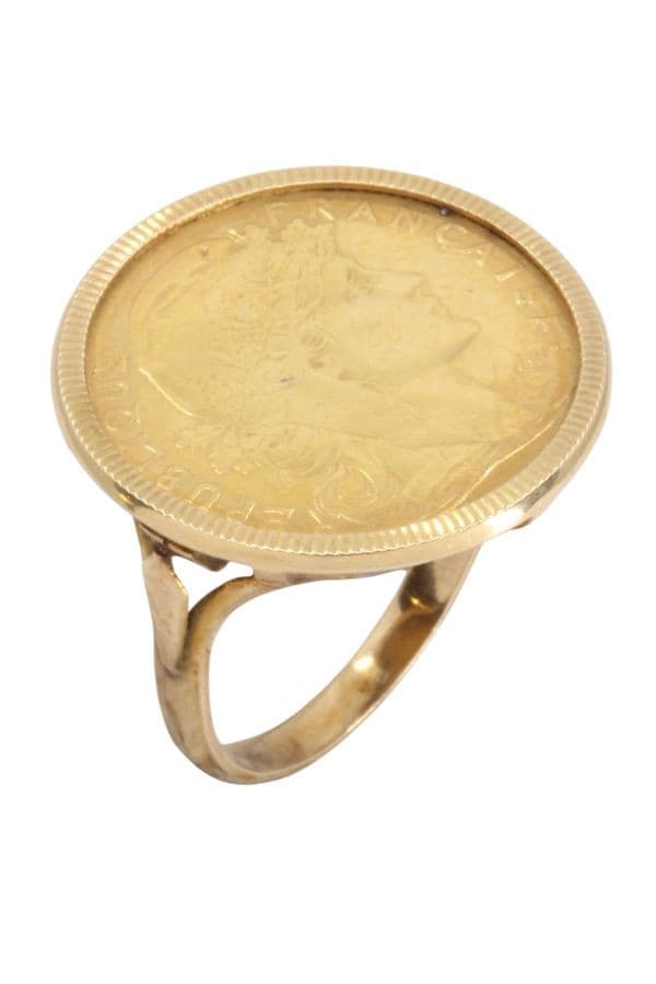BAGUE PIÈCE 10 FRANCS — vue 3