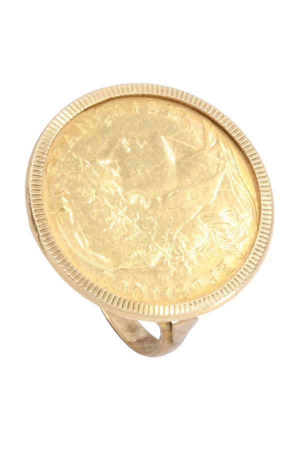 BAGUE PIÈCE 10 FRANCS — vue 5