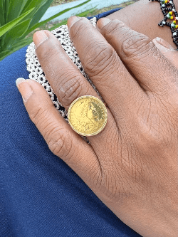 BAGUE PIÈCE 10 FRANCS — vue 6