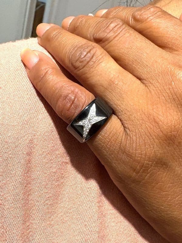 BAGUE MAUBOUSSIN "ÉTOILE DU DÉMON" — vue 2