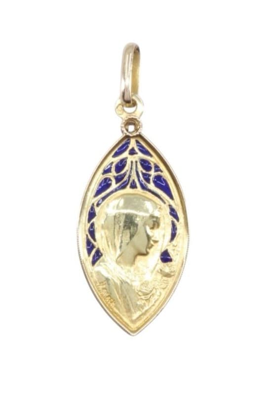 MÉDAILLE VIERGE SIGNÉE DROPSY — vue 1