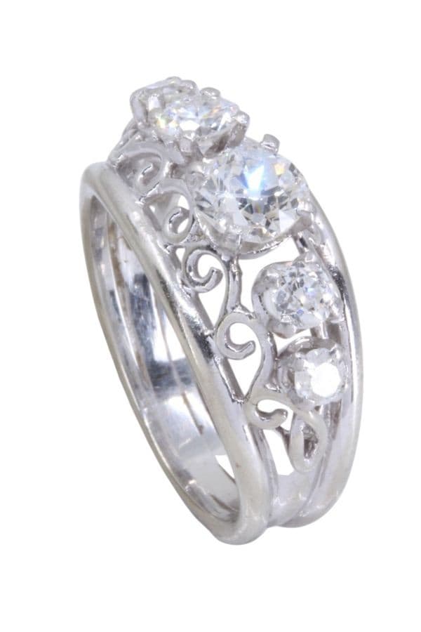 BAGUE JARRETIÈRE DIAMANTS — vue 5