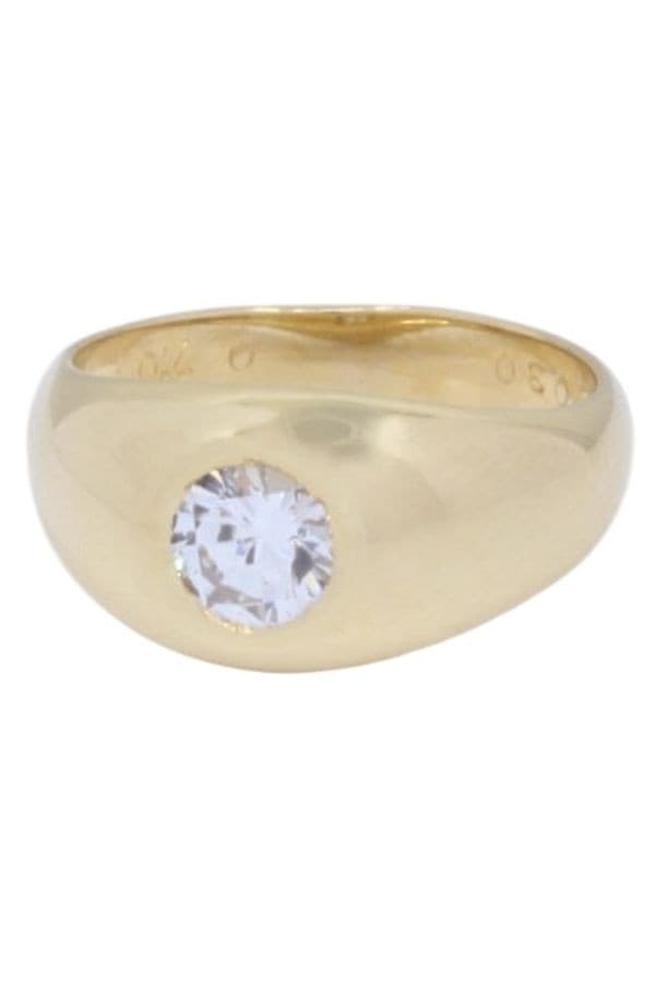 BAGUE JONC ANGLAIS 0.70 CARAT — vue 6