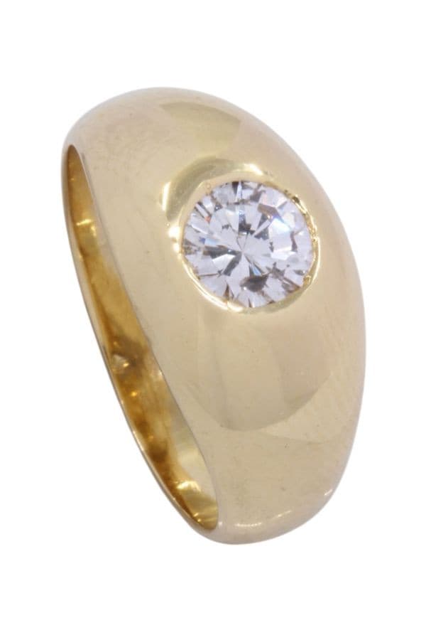 BAGUE JONC ANGLAIS 0.70 CARAT — vue 5