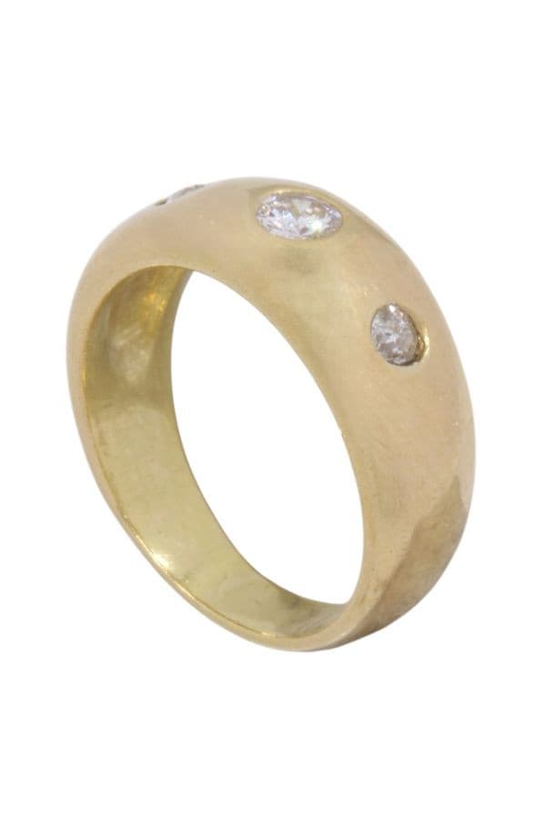 BAGUE JONC DIAMANTS — vue 4