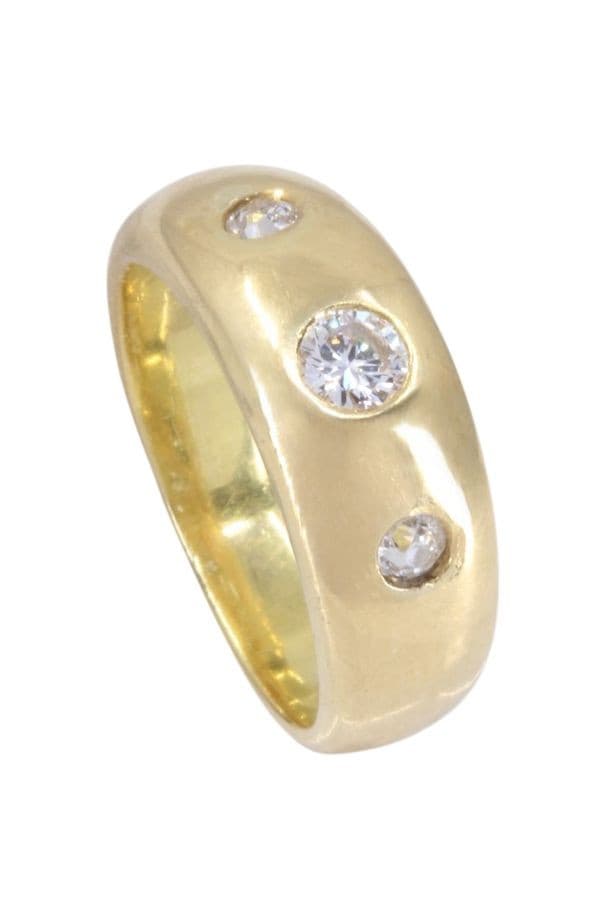 BAGUE JONC DIAMANTS — vue 5
