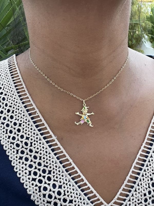 PENDENTIF ARLEQUIN ÉMAILLÉ — vue 2