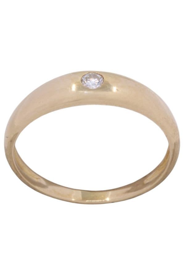BAGUE JONC ANGLAIS DIAMANT — vue 1