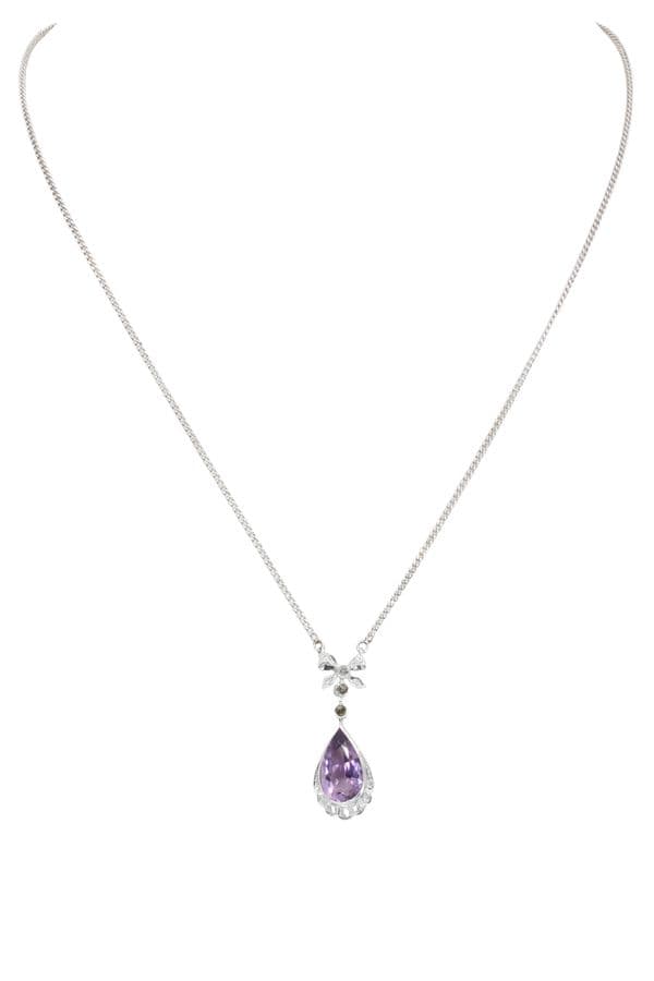 COLLIER ANCIEN AMÉTHYSTE — vue 1