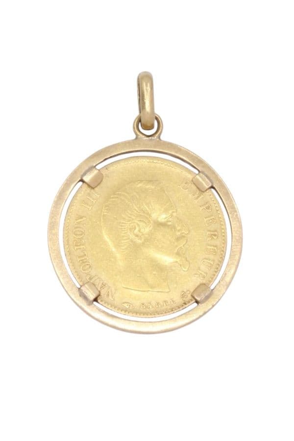 PENDENTIF PIÈCE 10 FRANCS — vue 1