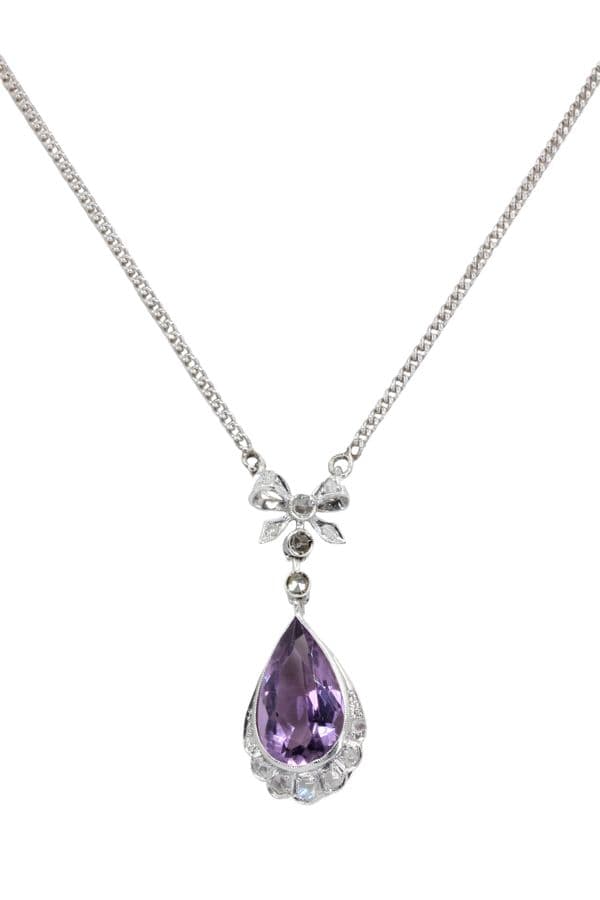 COLLIER ANCIEN AMÉTHYSTE — vue 4