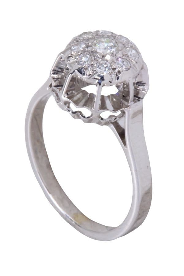 BAGUE STYLE SOLITAIRE DIAMANTS — vue 3
