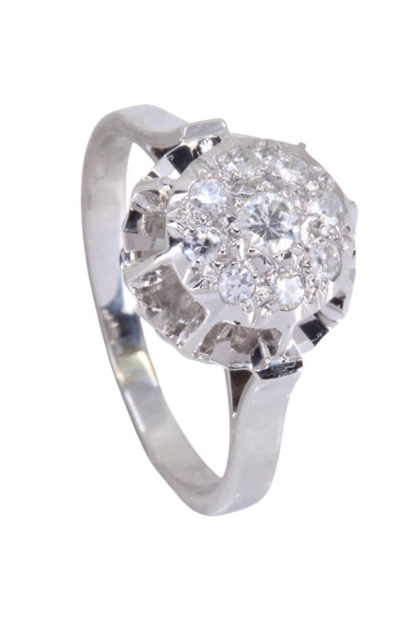 BAGUE STYLE SOLITAIRE DIAMANTS — vue 4