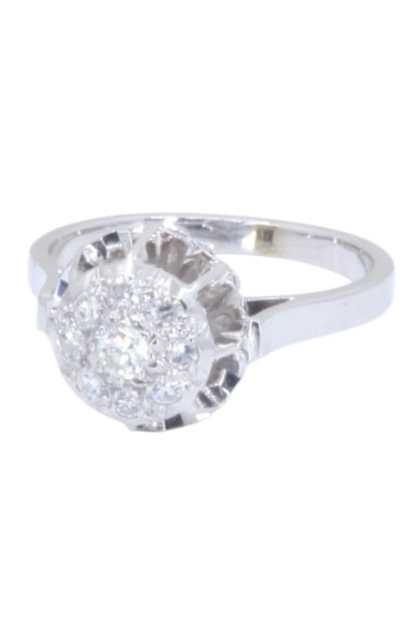 BAGUE STYLE SOLITAIRE DIAMANTS — vue 5